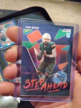 2025 Panini Score Cam Ward Step Ahead 3D Lenticular Rookie Card (#SA-CWD)